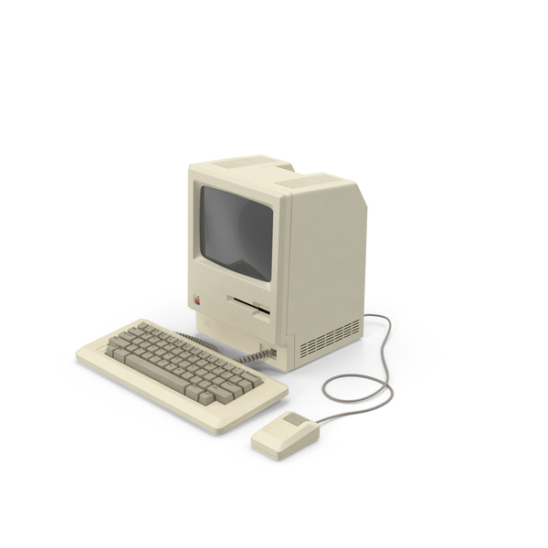 Desktop Computer: Apple Macintosh 128k PNG & PSD Images