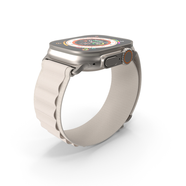 Apple Watch Ultra Alpine Loop Starlight PNG & PSD Images