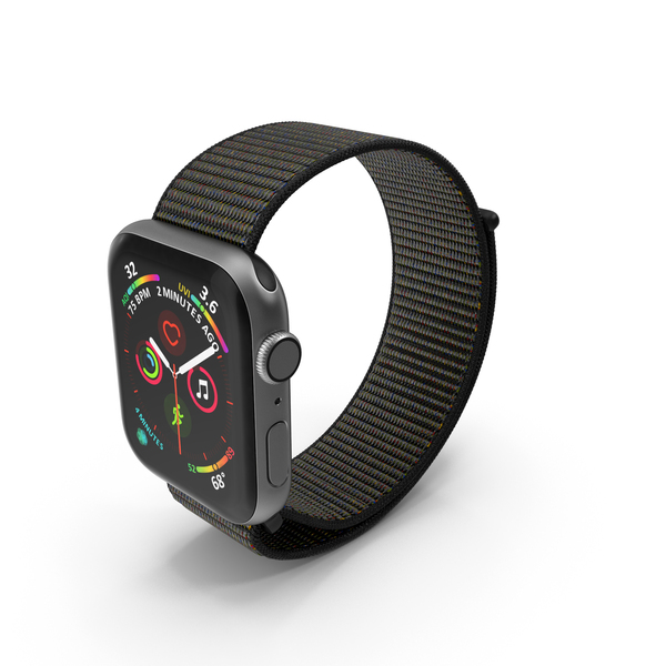 Apple Watch With Seashell Sport Loop Black PNG & PSD Images Apple Watch With Seashell Sport Loop Black PNG & PSD Images