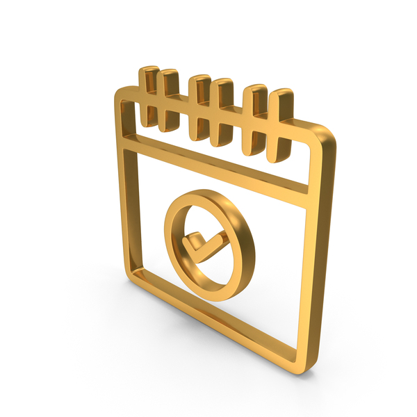 Symbols: Appointment Calendar Check Icon Gold PNG & PSD Images Symbols: Appointment Calendar Check Icon Gold PNG & PSD Images