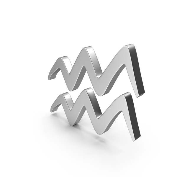 Aquarius Astrology Symbol Silver PNG & PSD Images Aquarius Astrology Symbol Silver PNG & PSD Images