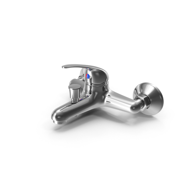 Bathroom Accessories: Arborg Chrome Bath Shower Mixer Tap PNG & PSD Images