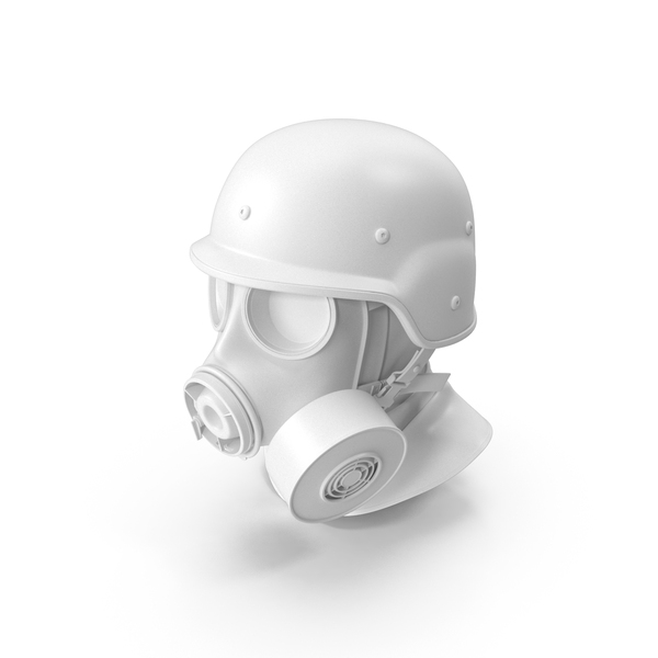 Combat Helmet: Army S10 Gas Mask No Materials PNG & PSD Images