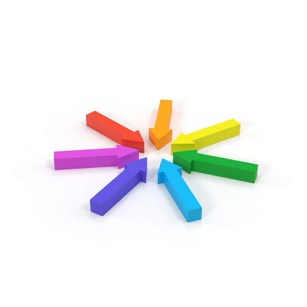 Directional: Arrow Circle Rainbow PNG & PSD Images Directional: Arrow Circle Rainbow PNG & PSD Images