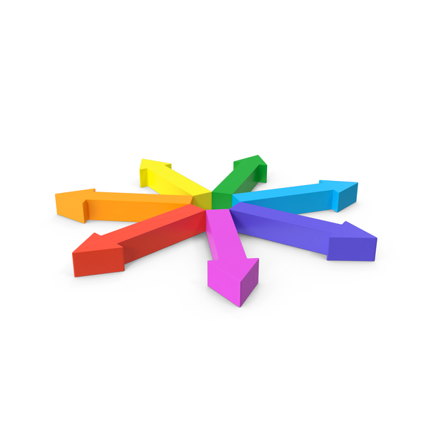 Graph: Arrow Circle Rainbow Outwards PNG & PSD Images Graph: Arrow Circle Rainbow Outwards PNG & PSD Images