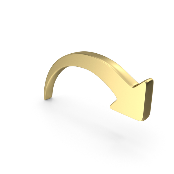 Logo: Arrow Curved Shape Gold PNG & PSD Images Logo: Arrow Curved Shape Gold PNG & PSD Images