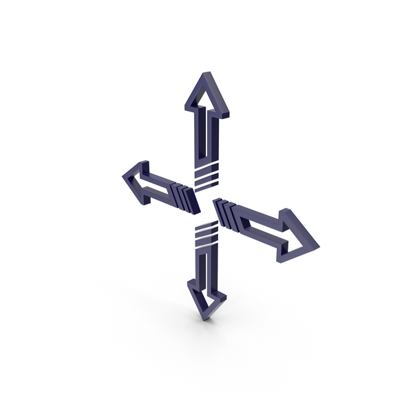 Arrow Dark Blue PNG & PSD Images