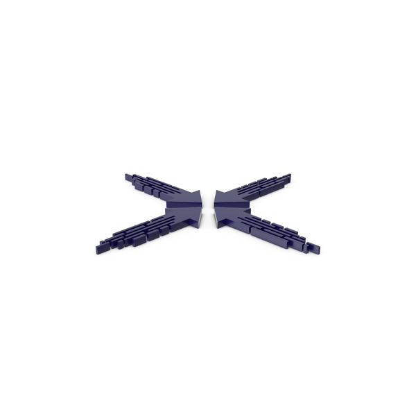 Directional: Arrow Dark Blue PNG & PSD Images