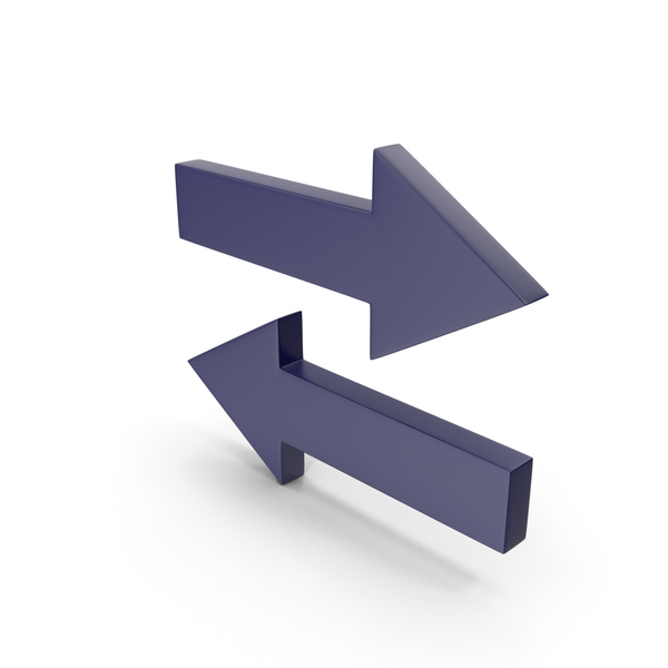 Directional: Arrow Dark Blue PNG & PSD Images