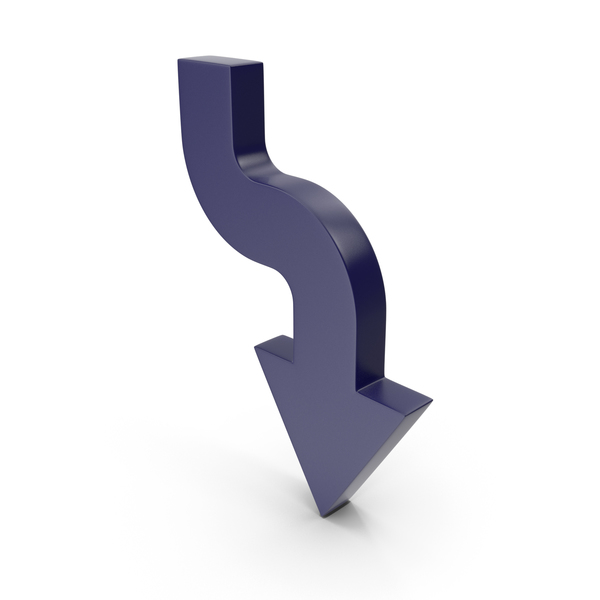 Arrow Dark Blue PNG & PSD Images