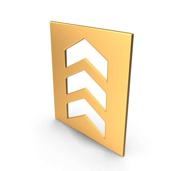 Directional: Arrow Symbol Gold PNG & PSD Images Directional: Arrow Symbol Gold PNG & PSD Images