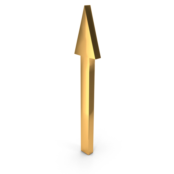 Directional: Arrow Up Gold PNG & PSD Images Directional: Arrow Up Gold PNG & PSD Images