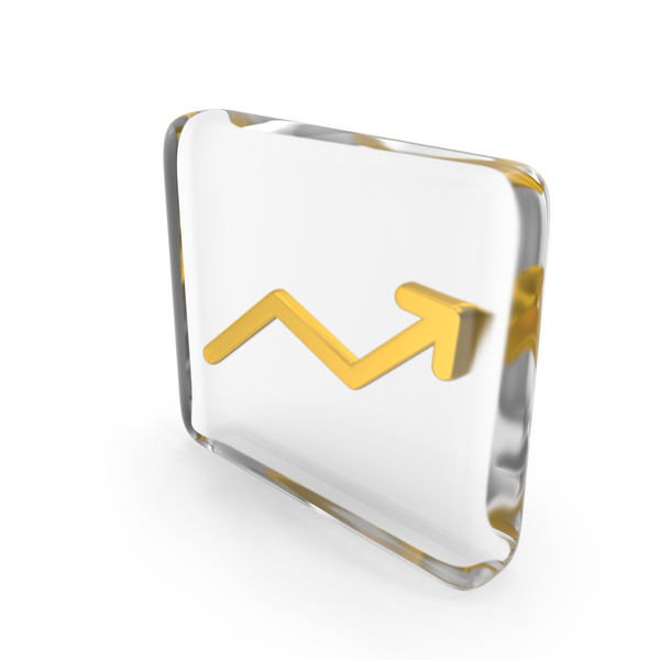 Directional: Arrow Up Growth Market Glass Cube PNG & PSD Images Directional: Arrow Up Growth Market Glass Cube PNG & PSD Images