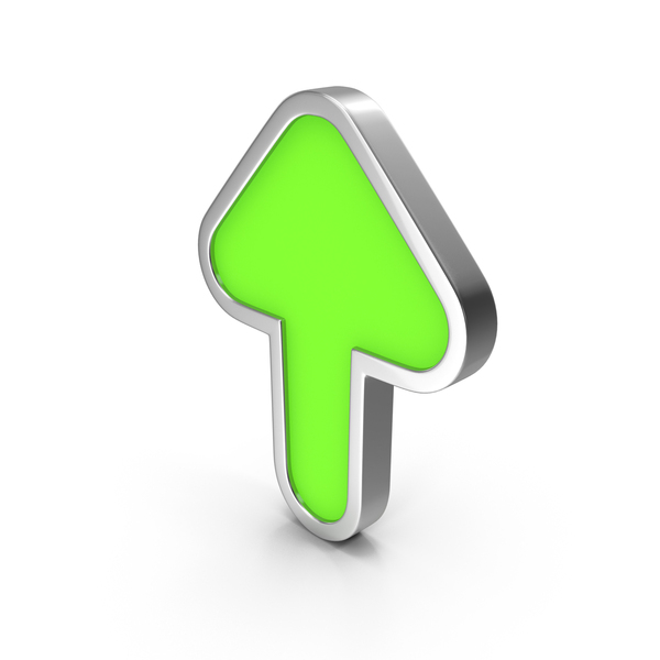 Logo: Arrow Up Icon Green PNG & PSD Images