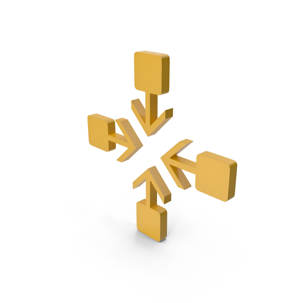 Directional: Arrow Yellow PNG & PSD Images