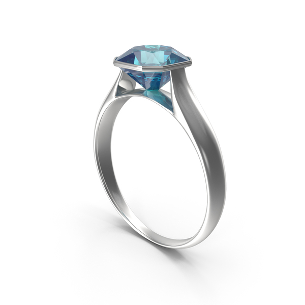 Asscher Cut Aquamarine Silver Ring PNG & PSD Images Asscher Cut Aquamarine Silver Ring PNG & PSD Images