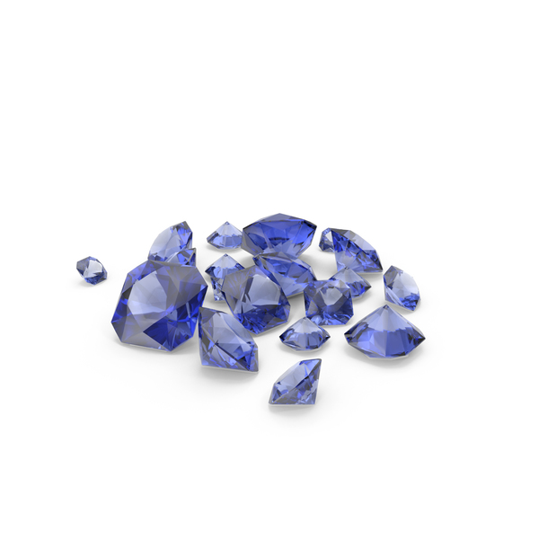 Sapphire: Asscher Cut Blue Sapphires PNG & PSD Images