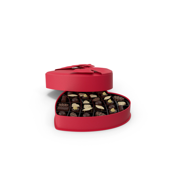 Of: Assorted Chocolates in Heart Shaped Opened Box PNG & PSD Images Of: Assorted Chocolates in Heart Shaped Opened Box PNG & PSD Images