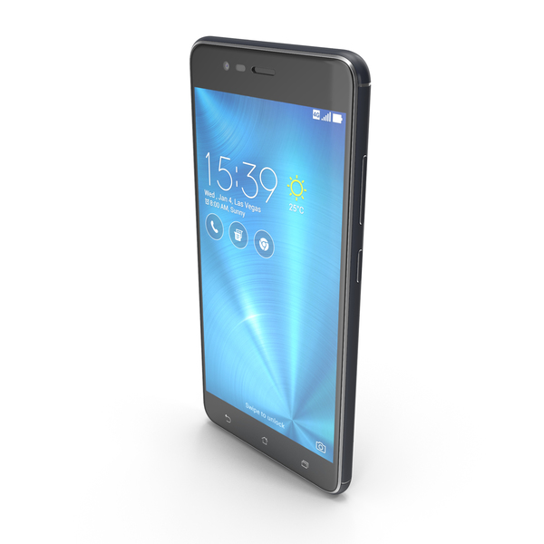 Smartphone: Asus ZenFone 3 Zoom Navy Black PNG & PSD Images
