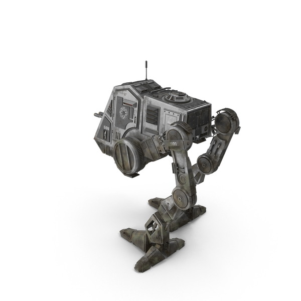 Mech: AT-PT Walker Dirty PNG & PSD Images Mech: AT-PT Walker Dirty PNG & PSD Images