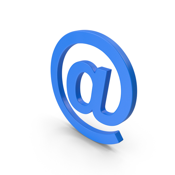 At Symbol Blue PNG & PSD Images At Symbol Blue PNG & PSD Images