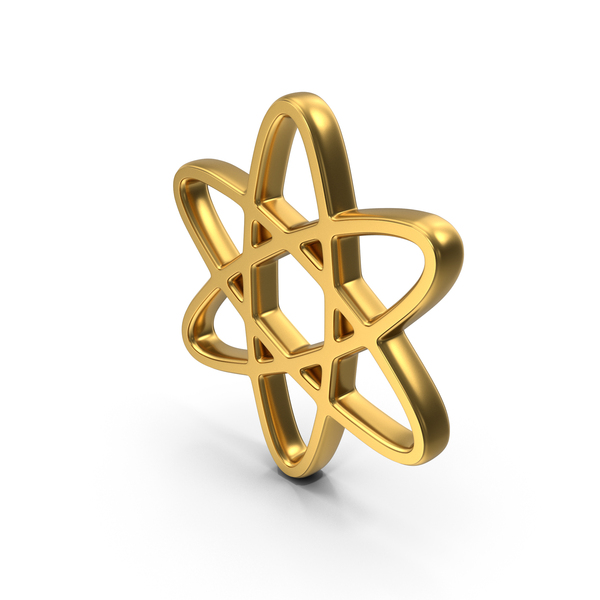 Atomic Gold Symbol PNG Images & PSDs for Download | PixelSquid - S12323403A