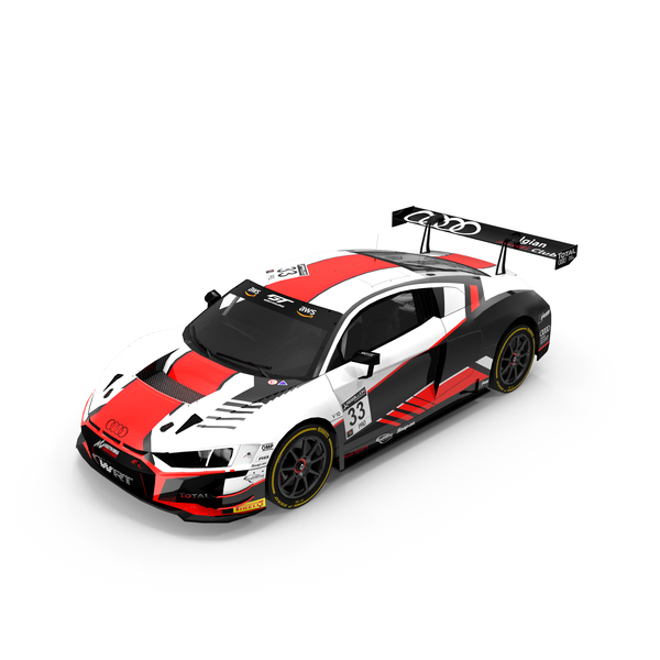 Lemans Prototype: Audi R8 LMS GT3 Belgian Audi Club Team Number 33 PNG & PSD Images
