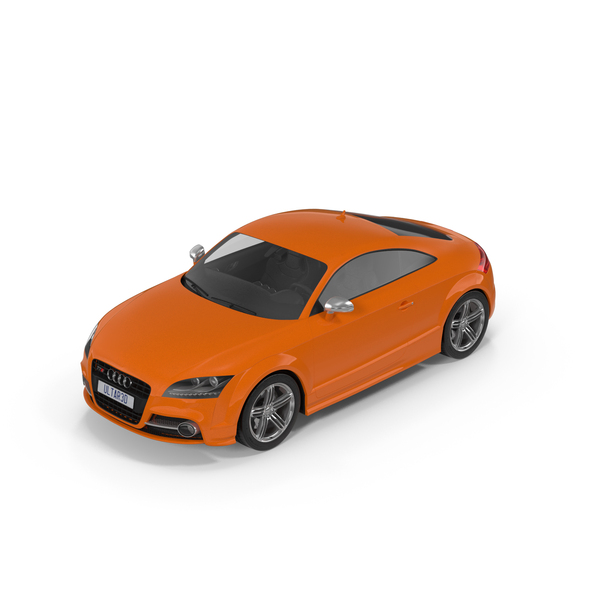 Sports Car: Audi TTS Orange PNG & PSD Images Sports Car: Audi TTS Orange PNG & PSD Images