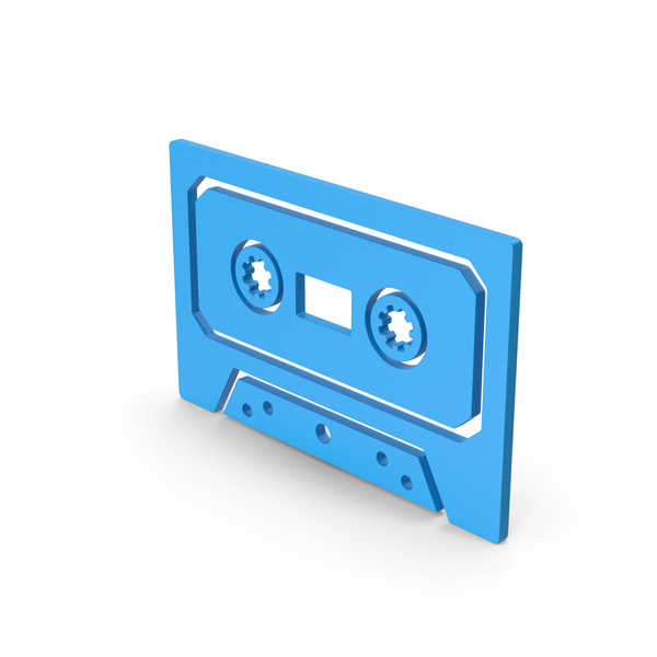 Audio Cassette Blue Symbol PNG & PSD Images Audio Cassette Blue Symbol PNG & PSD Images