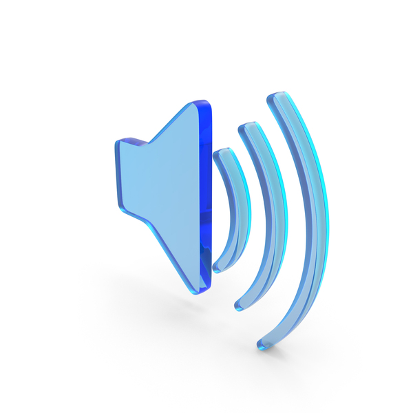 Symbols: Audio High Icon Glass PNG & PSD Images