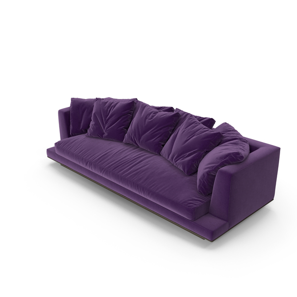 Aurae Base Sofa (Violet) PNG & PSD Images