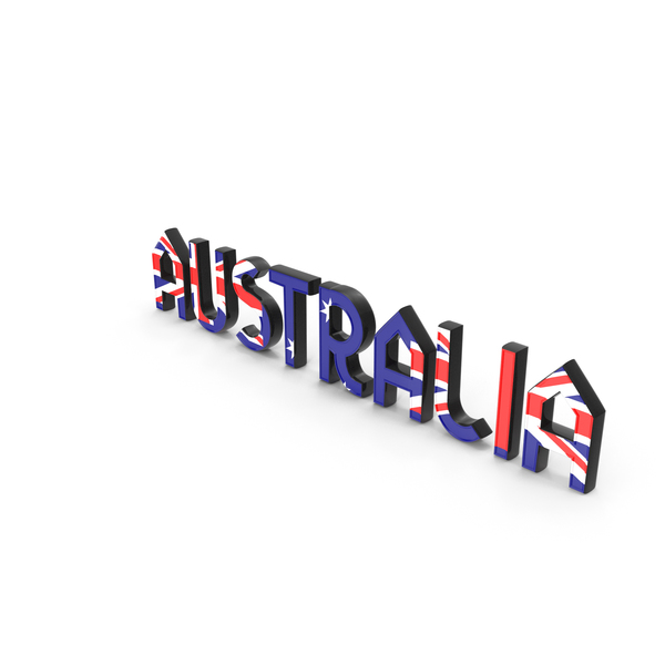 Language: Australia Text with Flag PNG & PSD Images Language: Australia Text with Flag PNG & PSD Images