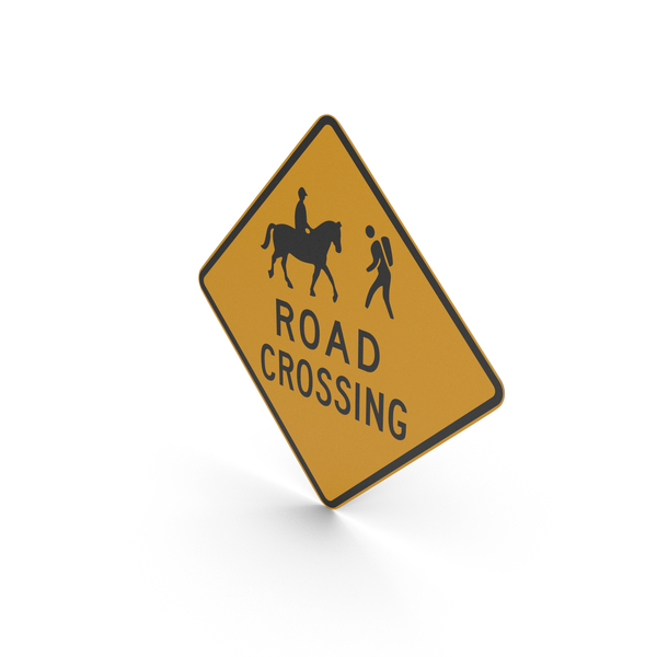 Australian National Trail Road Crossing Sign PNG & PSD Images