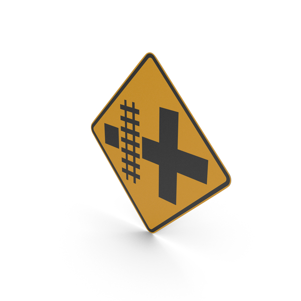 Australian Railway Level Crossing On Crossroad (Left) Sign PNG & PSD Images Australian Railway Level Crossing On Crossroad (Left) Sign PNG & PSD Images