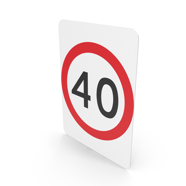 Australian Sign Speed Limit 40 PNG Images & PSDs for Download ...