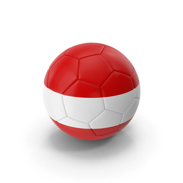 Austria Flag Soccer Ball PNG & PSD Images