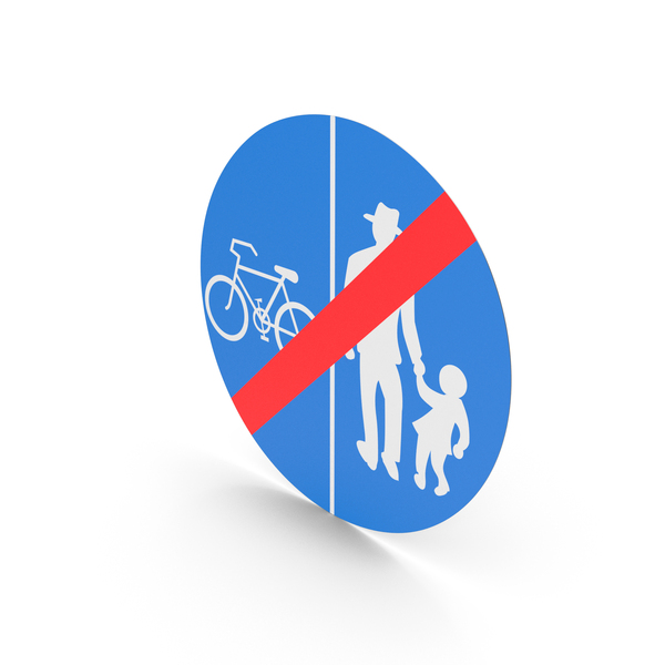 Symbols: Austrian Sign End Of Track Only For Cycles & Amp; Pedestrians PNG & PSD Images Symbols: Austrian Sign End Of Track Only For Cycles & Amp; Pedestrians PNG & PSD Images