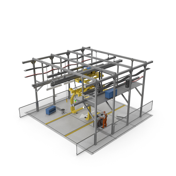 Automatic Vehicle Body Conveyor and Worker PNG Images & PSDs for ...