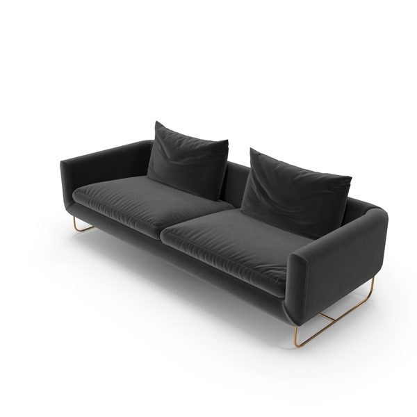 Avalon Sofa (Black) PNG & PSD Images Avalon Sofa (Black) PNG & PSD Images