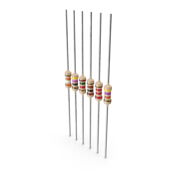 Diode: Axial Lead Metal Film Resistors Set PNG & PSD Images Diode: Axial Lead Metal Film Resistors Set PNG & PSD Images