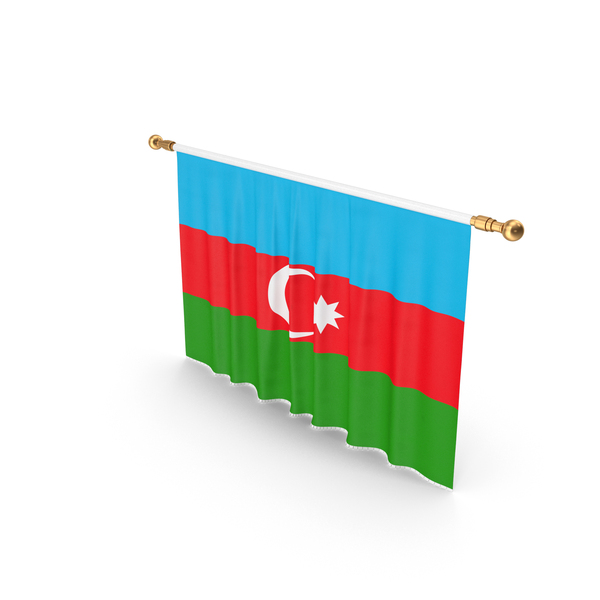 Azerbaijan Country Flag Hanging PNG & PSD Images