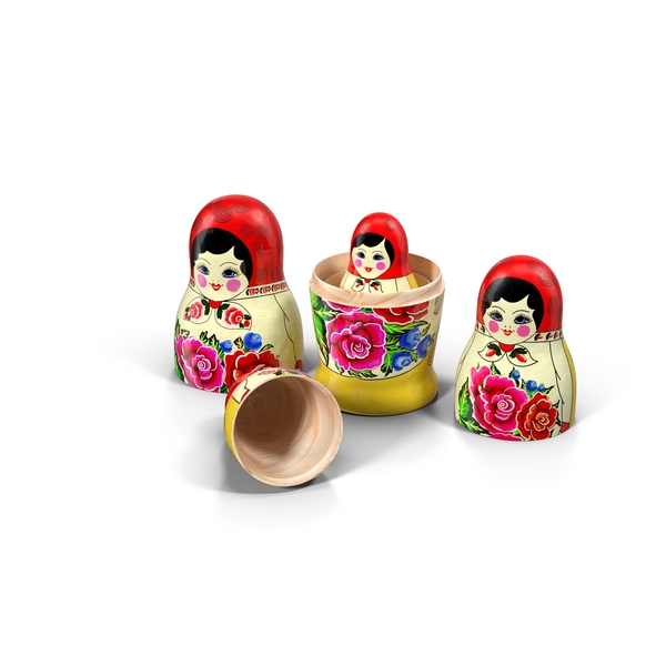 Matryoshka: Babushka Nesting Dolls PNG & PSD Images