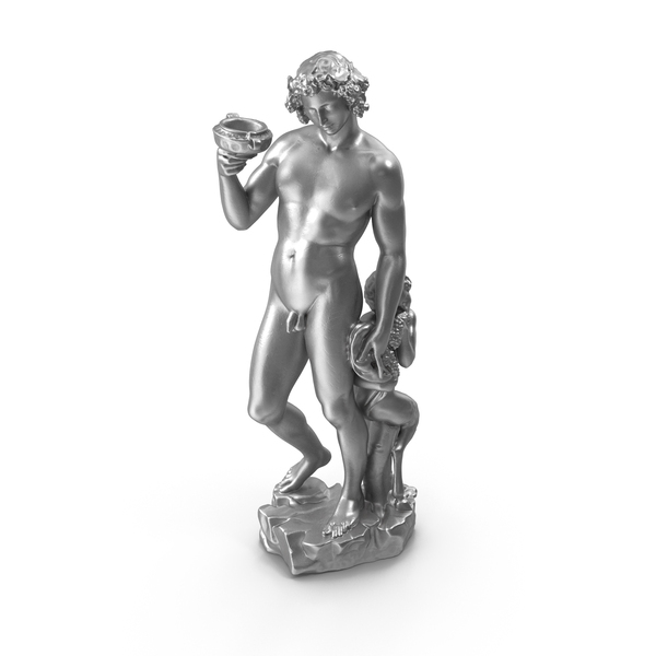 Statue: Bacchus with Satyre Metal PNG & PSD Images Statue: Bacchus with Satyre Metal PNG & PSD Images