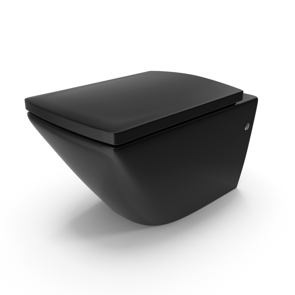 Back To Wall Modern Toilet Black PNG & PSD Images Back To Wall Modern Toilet Black PNG & PSD Images