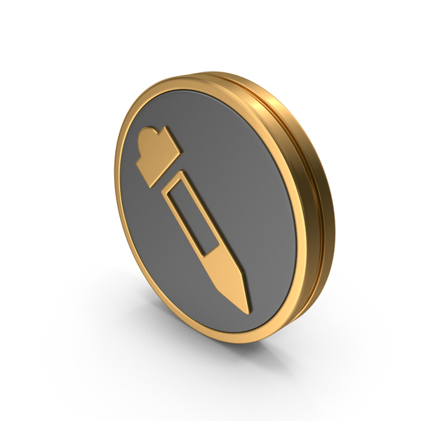 Symbols: Badge Eyedropper Icon PNG & PSD Images