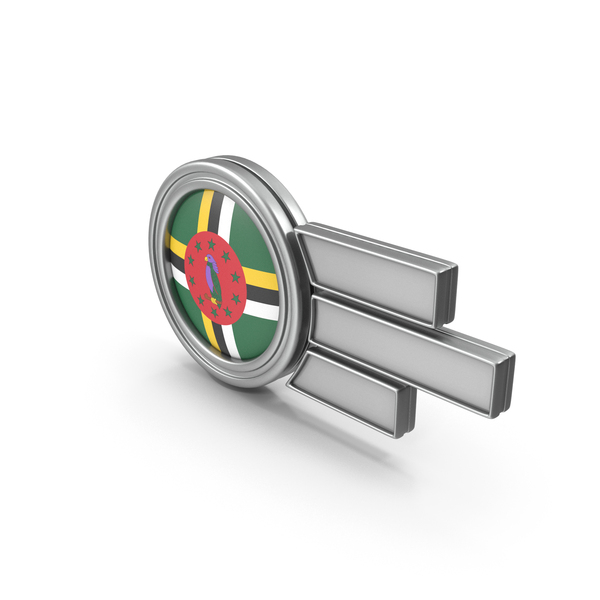 Badge Flag Dominica PNG & PSD Images