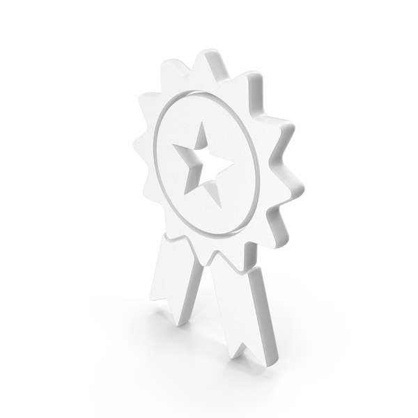 Badge Icon White PNG & PSD Images