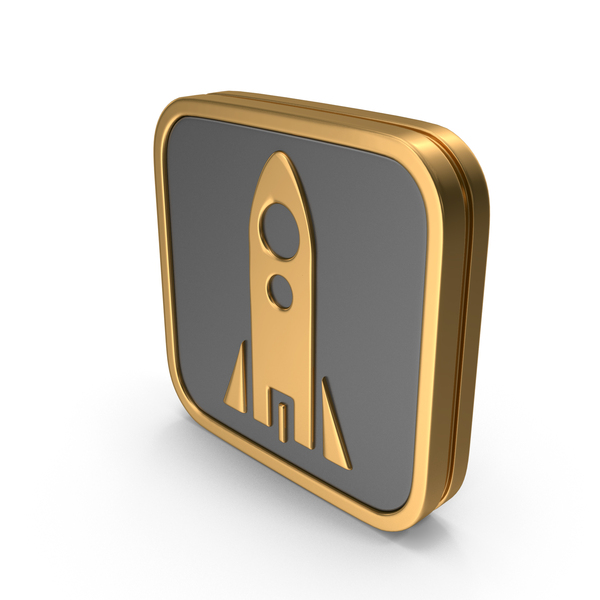 Toy: Badge Rocket Icon PNG & PSD Images