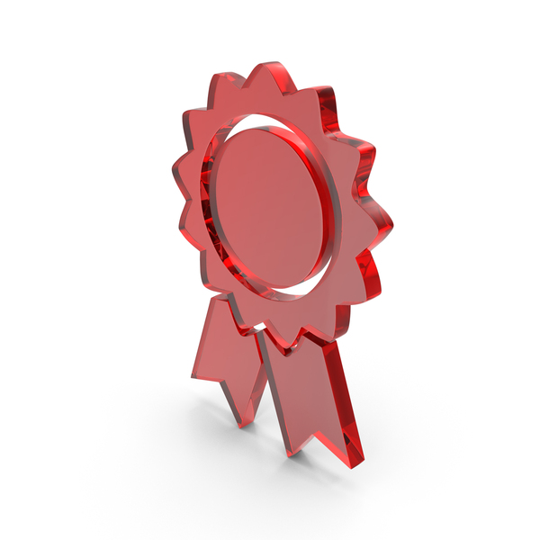 Prize Ribbon: Badge Symbol Glass PNG & PSD Images