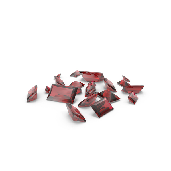 Ruby: Baguette Cut Rubies PNG & PSD Images